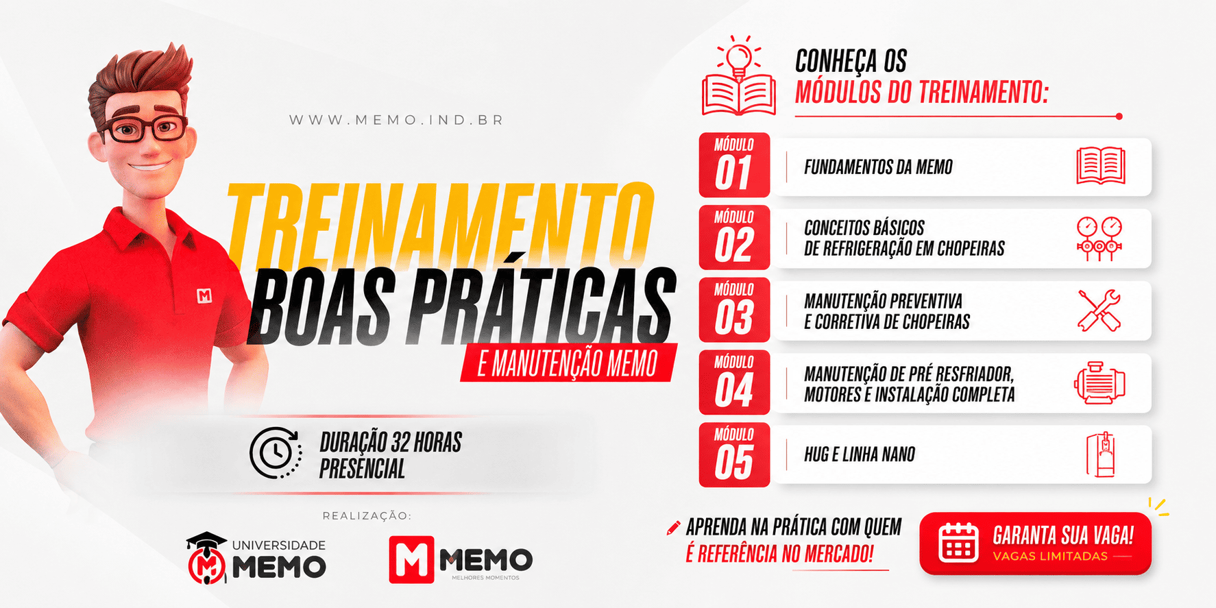 Treinamento em Chopeiras Memo