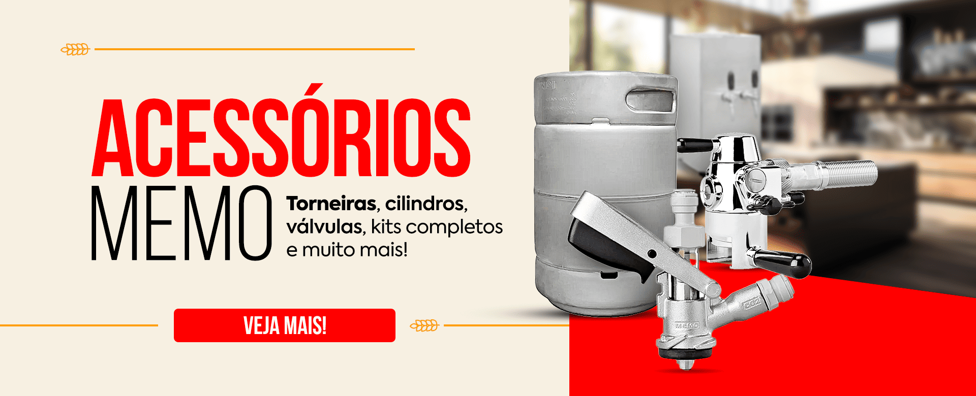 Acessórios para chopeira