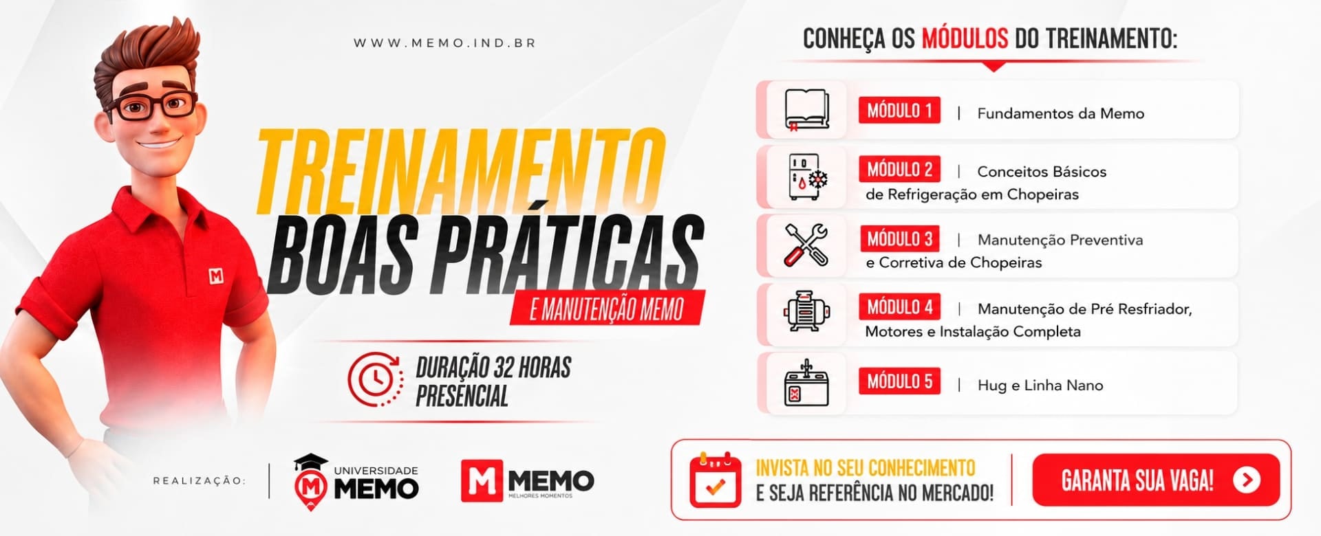 Treinamento em Chopeiras Memo