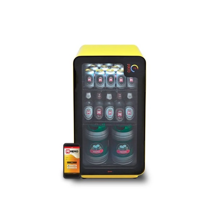 Cervejeira Memo 100 Litros com Wi-Fi Amarela (Seminova)