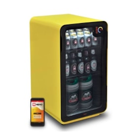 Cervejeira Memo 100 Litros com Wi-Fi Amarela (Seminova)