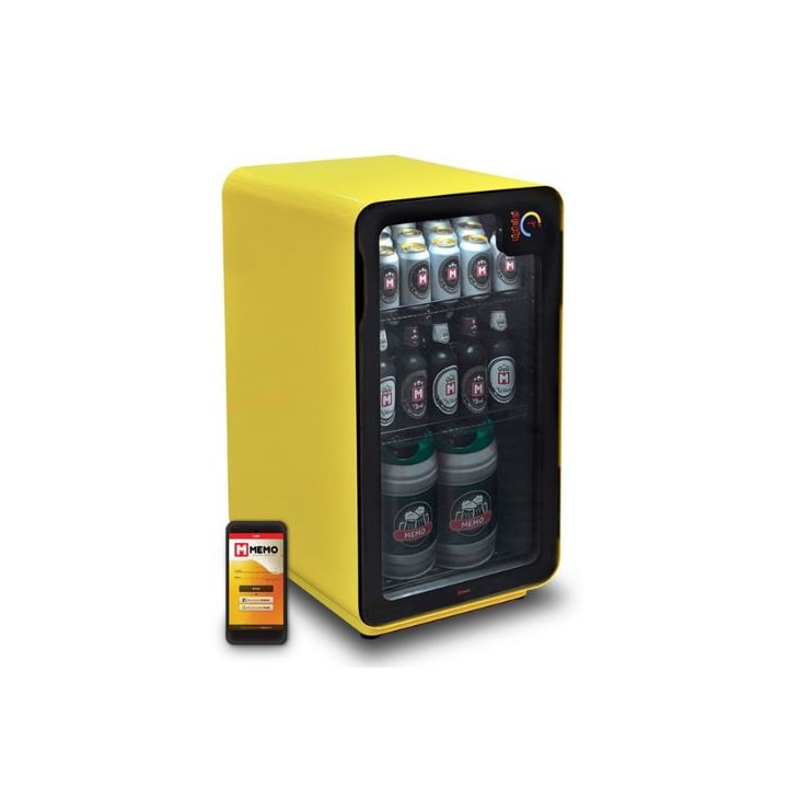 Cervejeira Memo 100 Litros com Wi-Fi Amarela (Seminova)
