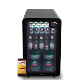 Cervejeira Memo 100 Litros com Wi-Fi Preta (seminova)