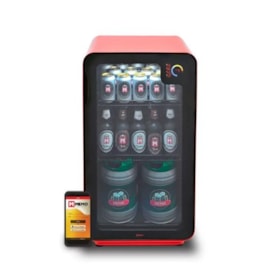 Cervejeira Memo 100 Litros com Wi-Fi Vermelha (Seminova)