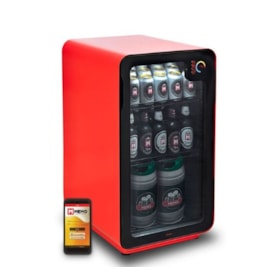 Cervejeira Memo 100 Litros com Wi-Fi Vermelha (Seminova)