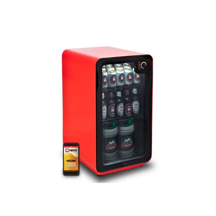Cervejeira Memo 100 Litros com Wi-Fi Vermelha (Seminova)