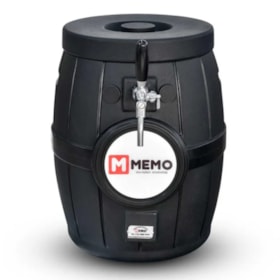 Chopeira a Gelo Barril Rotomoldado Preta - 1 Torneira Italiana Mundi