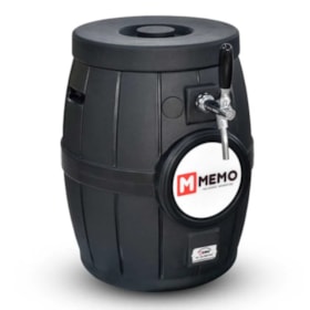 Chopeira a Gelo Barril Rotomoldado Preto - Torneira Italiana Mundi