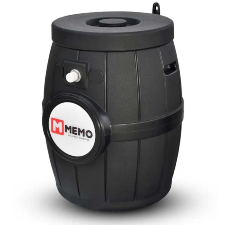Chopeira a Gelo Barril Rotomoldado Preto - Torneira Italiana Mundi-059b3475-f241-4b3f-bab9-282d06ef5834