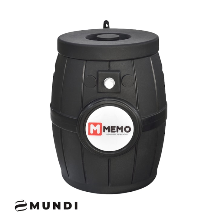 Chopeira a Gelo Barril Rotomoldado Preto - Torneira Italiana Mundi-a2122458-916a-40a1-bf83-7702185e1bc4