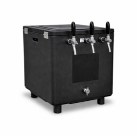 Chopeira a Gelo Festival Preta - 3 Torneiras Italianas (Seminova)