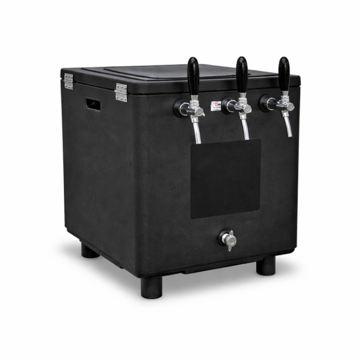 Chopeira a Gelo Festival Preta - 3 Torneiras Italianas (Seminova)-1ed1255b-110a-4936-8aa6-a3478277b636