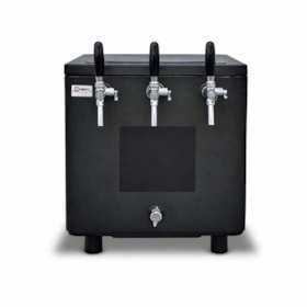 Chopeira a Gelo Festival Preta - 3 Torneiras Italianas (Seminova)