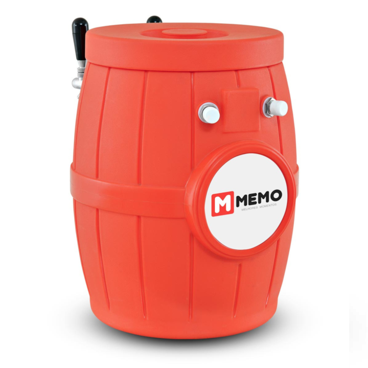 Chopeira a Gelo Memo Barril Rotomoldado - 2 Torneiras Italianas-e7d84b8e-688c-4377-8fed-89a2b2a6c680