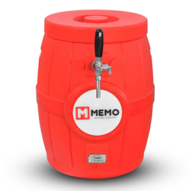 Chopeira a Gelo Memo Barril Vermelho - 1 Torneira Italiana Celli