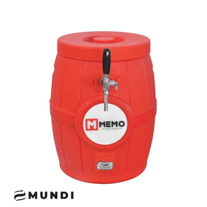 Chopeira a Gelo (Seminova) Barril Vermelho -  1 Torneira-422ccbf5-608d-4e5c-a0d1-388f361334a0