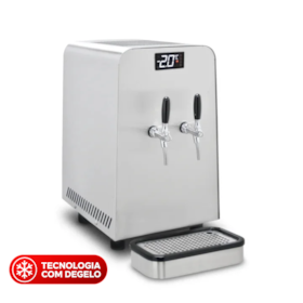 Chopeira Elétrica Hug 110L/h com Degelo - 2 Torneiras
