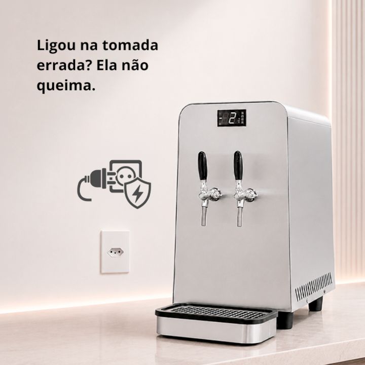 Chopeira Elétrica Hug 110L/h com Degelo - 2 Torneiras-de58704b-8a69-4e10-8a9a-c91133540132