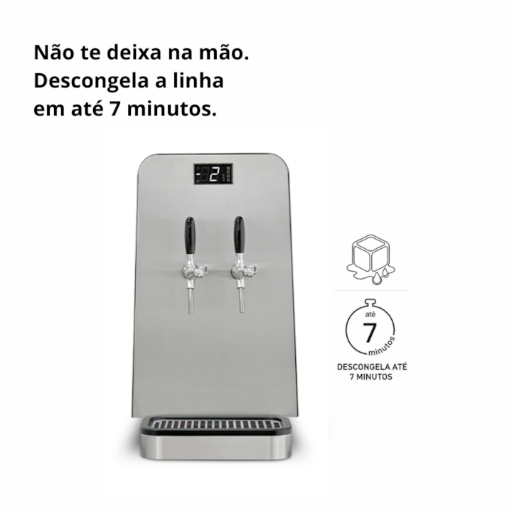 Chopeira Elétrica Hug 110L/h com Degelo - 2 Torneiras-726edf40-3004-47e9-85d9-d4a01fb1d655