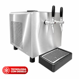 Chopeira Elétrica Hug 60L/h com Degelo - 2 Torneiras