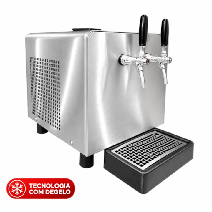 Chopeira Elétrica Hug 60L/h com Degelo - 2 Torneiras