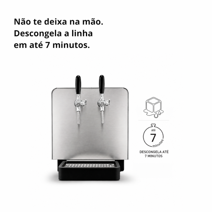 Chopeira Elétrica Hug 60L/h com Degelo - 2 Torneiras-5e410193-1784-4f14-8bac-390fb15eda56