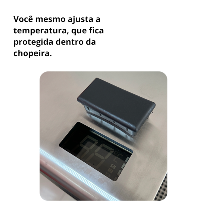 Chopeira Elétrica Hug 60L/h com Degelo - 2 Torneiras-cf9e4df7-6413-4811-ad42-a02936fb6c71