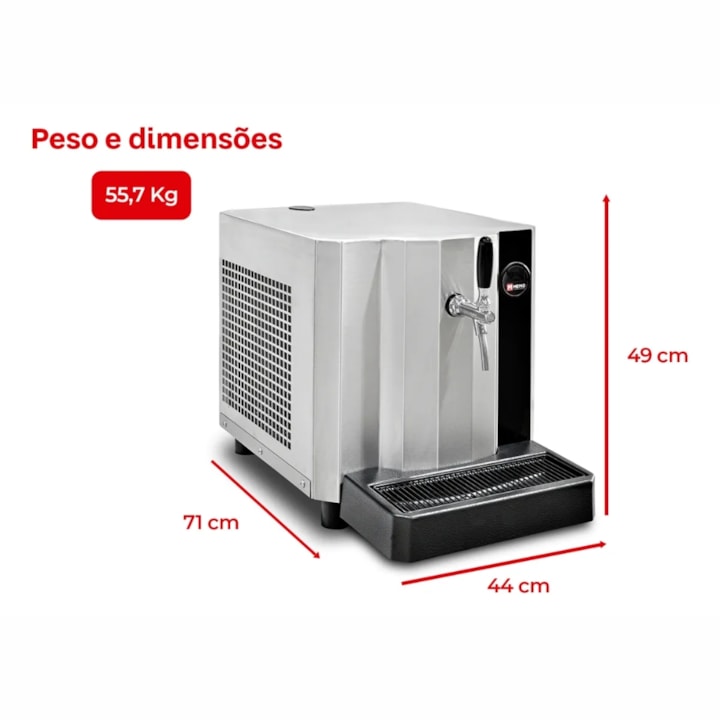 Chopeira Elétrica Memo Advantage 70L/h 220v - 1 Torneira-e84a140b-6af1-43da-bf57-0f7e0f777635