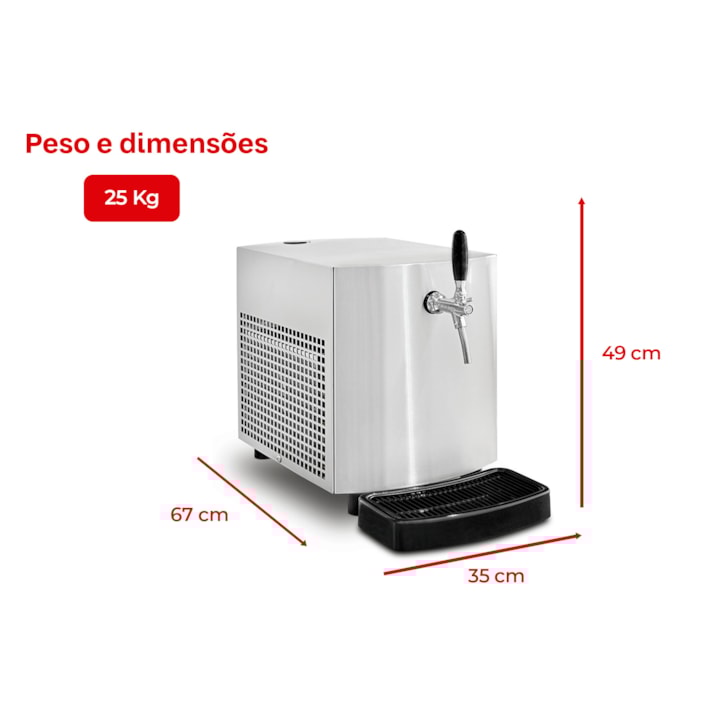 Chopeira Elétrica Memo Facile 30L/h - 1 Torneira-30050d86-e4f2-4648-81aa-d73ded1475be
