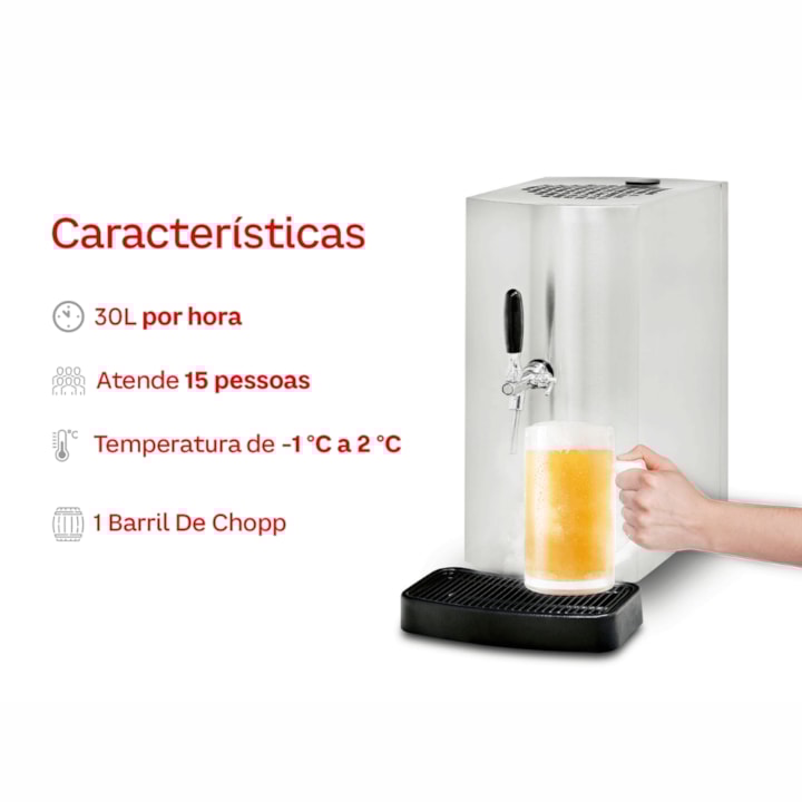 Chopeira Elétrica Memo Mimo 30L/h - 1 Torneira-6fb4a9f4-997d-4663-909e-b1c24ad43ca8