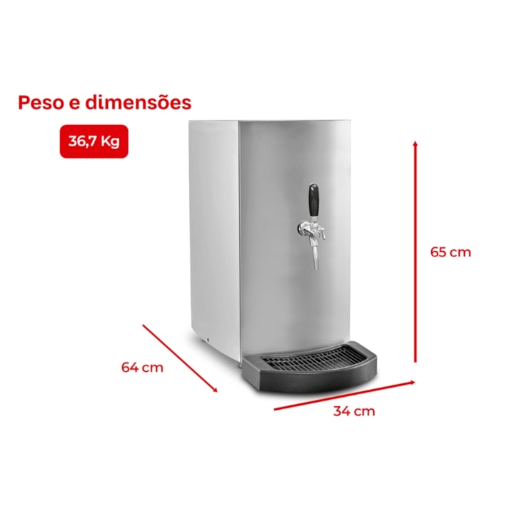 Chopeira Elétrica Memo Slim 50L/h - 1 Torneira-2851611c-6ace-4ac0-9189-f68312c4f5d6