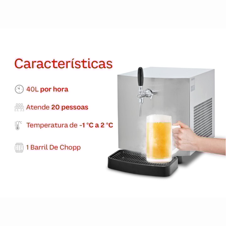 Chopeira Elétrica Memo Upper 40L/h - 1 Torneira-bb5405c2-de07-4964-b360-07669634b85e