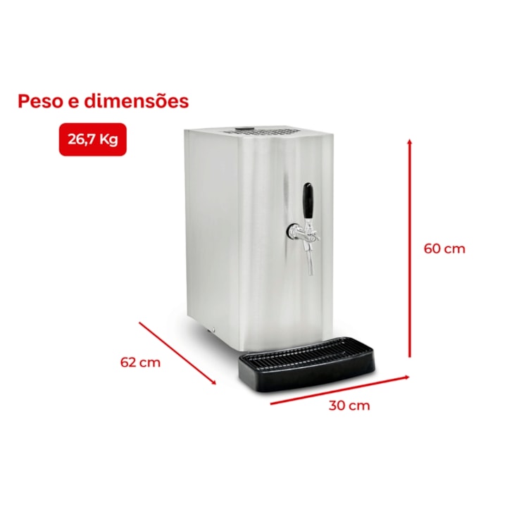 Chopeira Elétrica Mimo 30L/h - 1 Torneira-39c5edd2-58bb-420e-a11b-e4336b9da3b6
