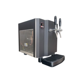 Chopeira Elétrica Preta 50l/h 2 Torneiras Italianas