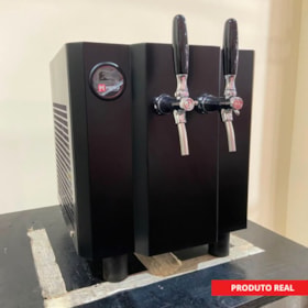 Chopeira Elétrica Seminova Small 50L/h Preta 2 Torneiras - 220v