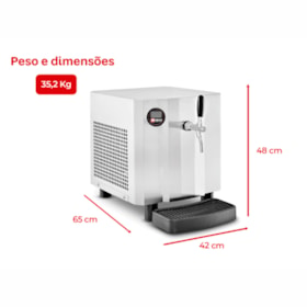 Chopeira Elétrica Small 50L/h - 1 Torneira