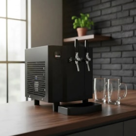 Chopeira Elétrica Small 50L/h Preta - 2 Torneiras