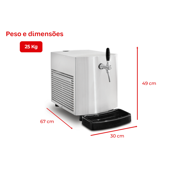 Chopeira Facile com Kit Extração de chopp - 220v-650edf15-af19-4783-afdf-5520bd824dc4