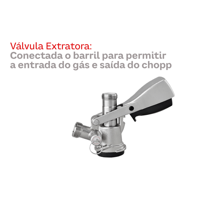 Chopeira Facile com Kit Extração de chopp - 220v-cd030434-c08d-4600-841e-3b1a55da7409