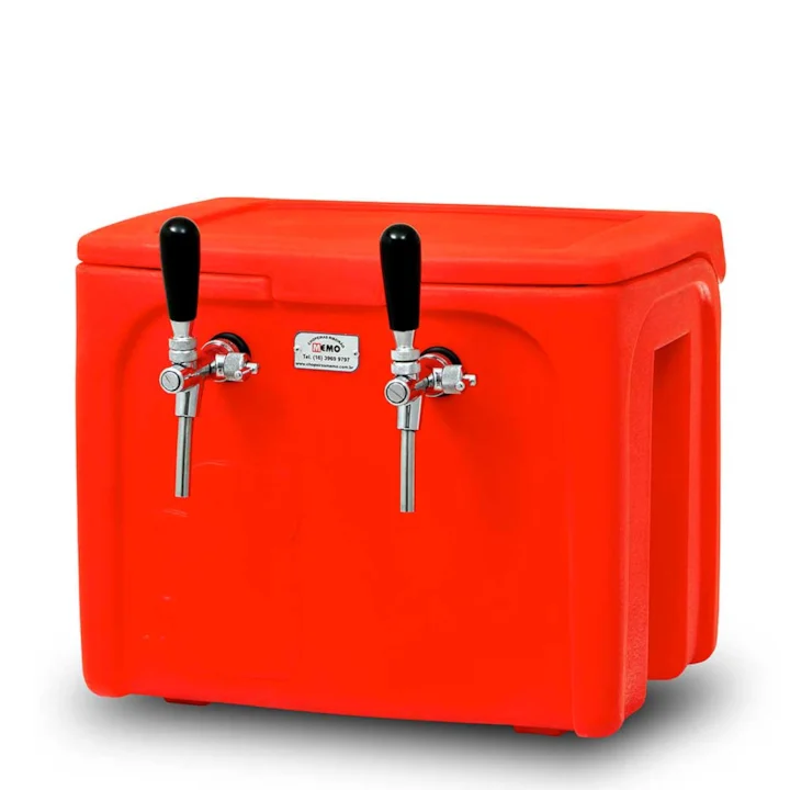 Chopeira Gelo Icefort Vermelha - 2 Torneiras Italianas (Celli)-46525d82-95be-4aec-8778-38a70116ad87