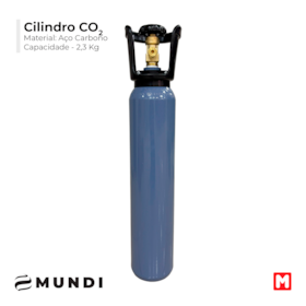 Cilindro de Gás CO2 em Aço carbono (sem carga)