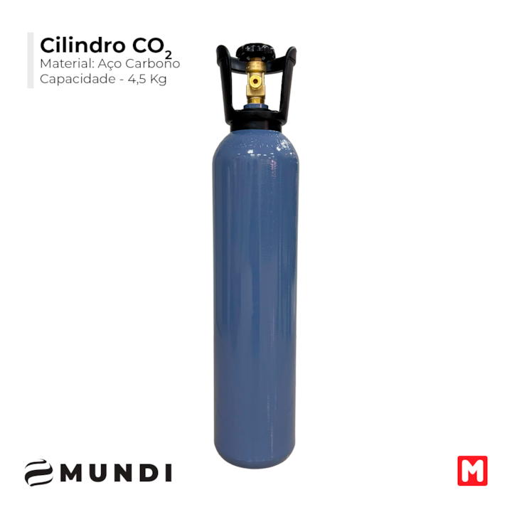 Cilindro de Gás CO2 em Aço carbono (sem carga)-52166a66-b3ee-4d13-aa11-1b4d4e98c015