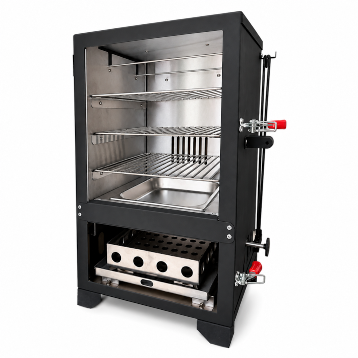 Defumador Vertical Pit Smoker EntreBrasas para Carnes, Peixes e Churrasco-821fbd2f-1d41-48ba-9236-78aa162a0eb4