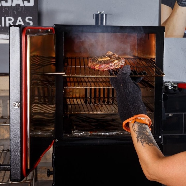 Defumador Vertical Pit Smoker EntreBrasas para Carnes, Peixes e Churrasco-4fc93287-d617-49d1-96c6-f1a4c53bf320