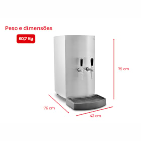 Kit Chopeira Elétrica Aleman 110L/h - 2 torneiras
