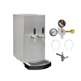 Kit Chopeira Elétrica Memo Slim Completa 50L/h - 2 Torneira