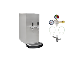 Kit Chopeira Elétrica Memo Slim Completa 50L/h - 2 Torneira