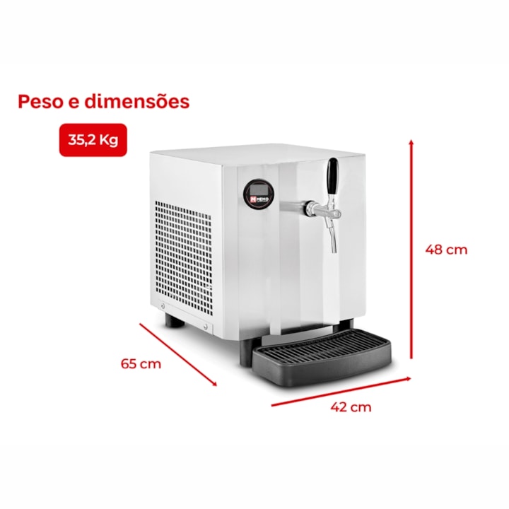 Kit Chopeira Elétrica Memo Small 50L/h - 1 Torneira-a66a949b-c206-4e63-8289-5fd0f7f98be5