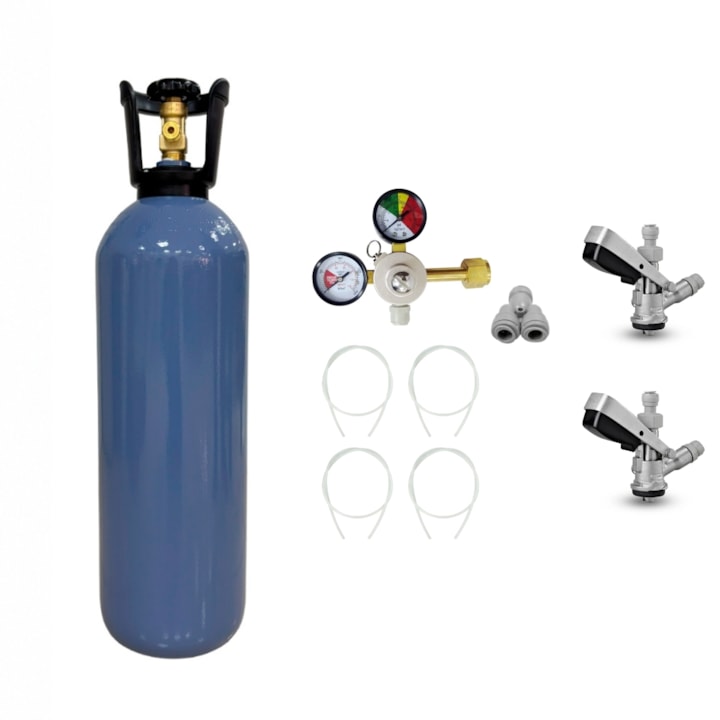Kit Extração de Chopp com Cilindro de Gás - 2 Vias-43ef2816-c6bd-4545-a4de-bcd7115de610