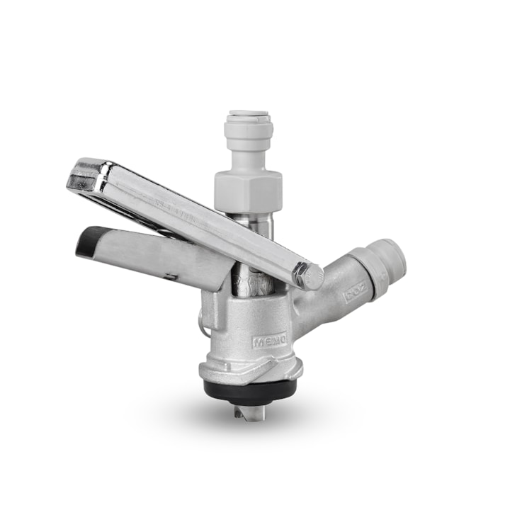 Válvula Extratora Keg S Inox com Engate Rápido Mundi-894c52a2-bb78-485b-8353-2a8d2c2f5b90
